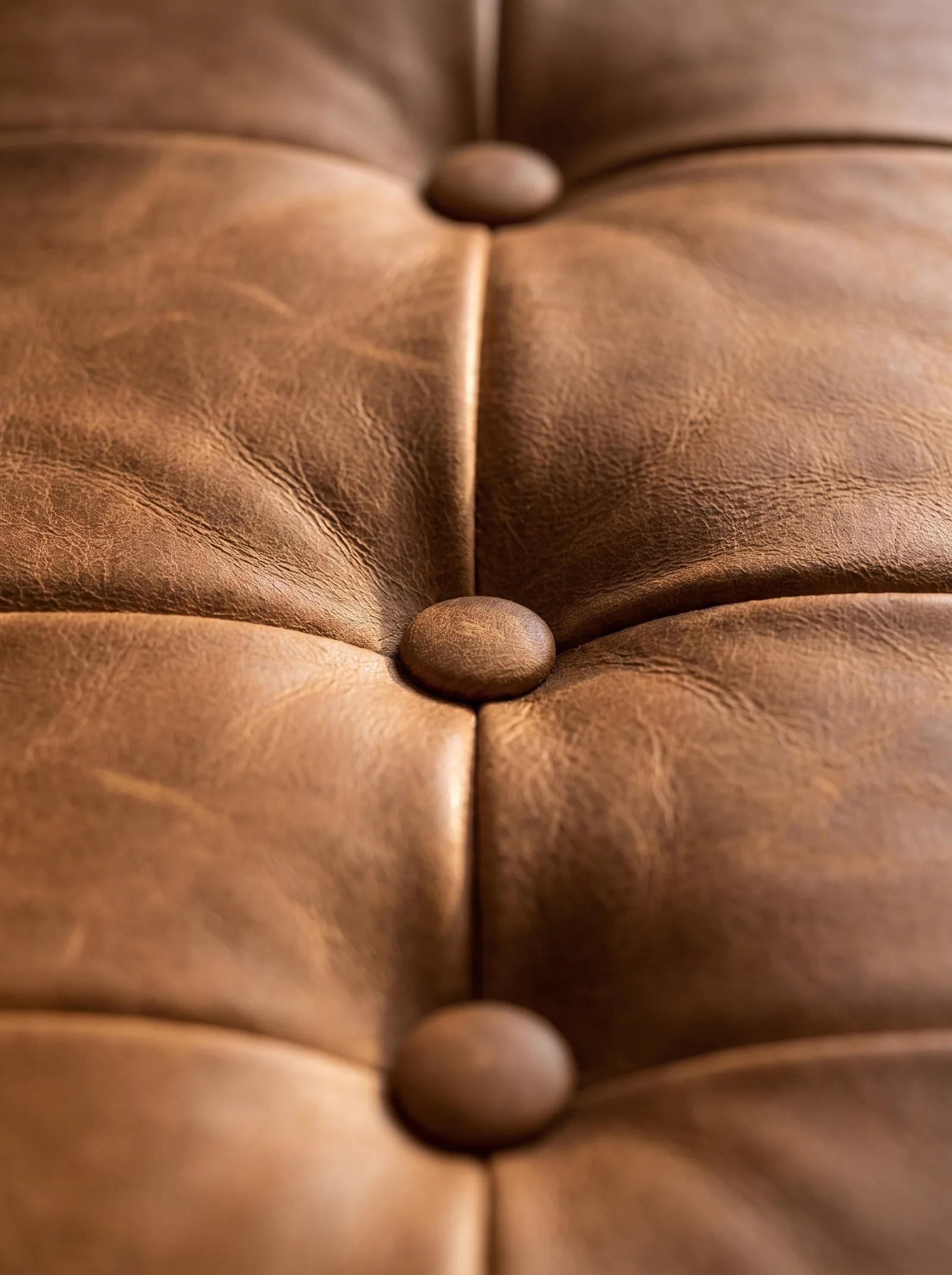 Tufting detail on the Alamo Storage Trunk